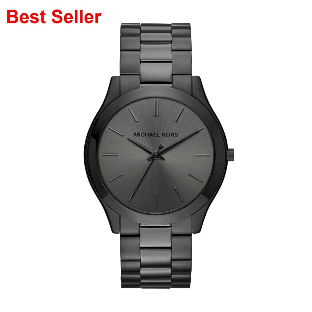 Oversized Slim Runway Stainless Steel Watch For Men